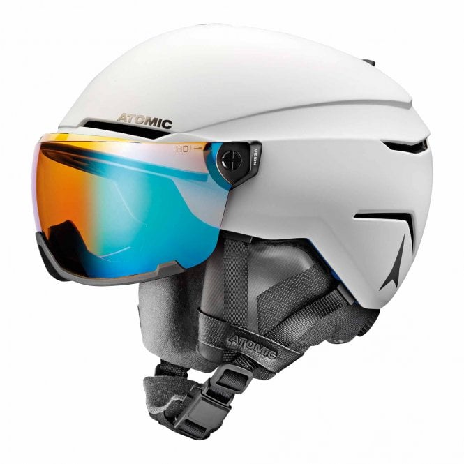 Atomic  Amid Visor HD Plus Helmet + Spare Lens - White