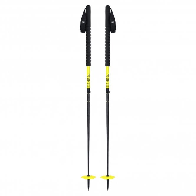 Black Crows  Duos Freebird Touring Poles - Black/Yellow