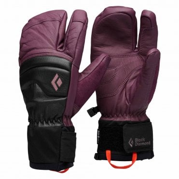 Black Diamond Womens Spark Finger Gloves/Mittens - Dapper Fig 1