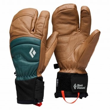Black Diamond Womens Spark Finger Gloves/Mittens - Rye/Deep Woods 1