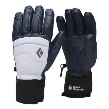 Black Diamond Womens Spark Gloves - Charcoal/Belay Blue 1