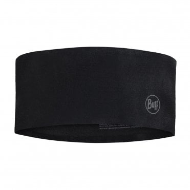 Buff Thermonet Headband - Solid Black 1