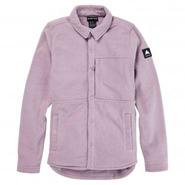Burton Hearth Snap-Up Womens Fleece Shirt - Elderberry
