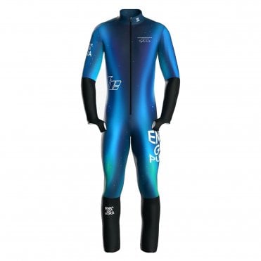 Energiapura Aurora ThermoSpeed Padded Junior Race Suit - Blue 1