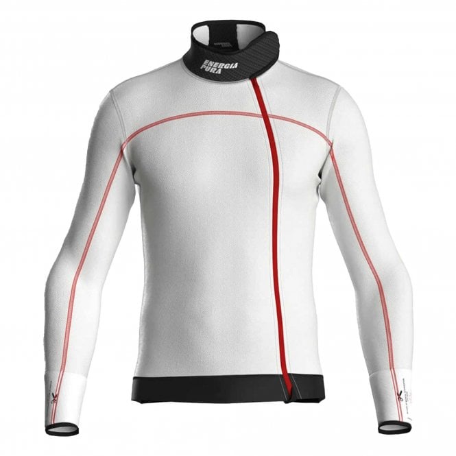 Energiapura  FIS Cut Resistant Full Zip - 4 Star - White/Red