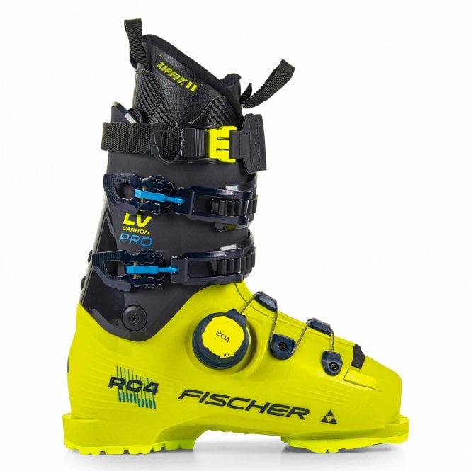 Fischer  RC4 Carbon Pro LV BOA Ski Boots 2027 - Yellow/Carbon