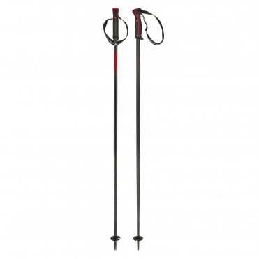 Head Frontside Ski Poles - Carbon/Black/Red