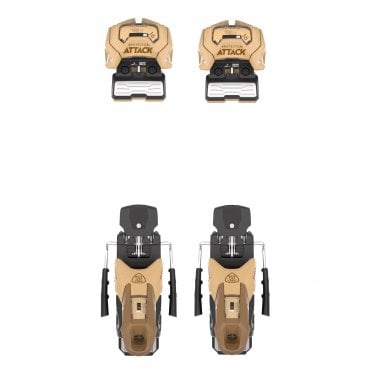 Head Protector+ Attack 16 GW (Without Brake) Freeski Bindings - Sand 1