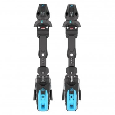 Head Protector+ FF 14 GW Ski Bindings - Matt Black/Speed Blue 1