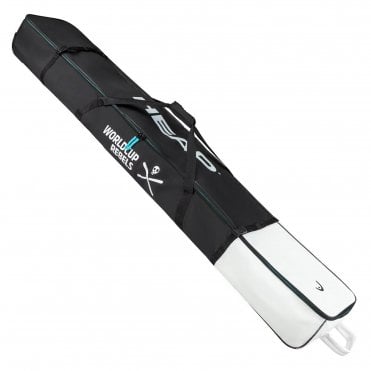 Head Rebels Double Ski Bag - Black/White/Speed Blue 1