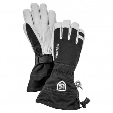 Hestra Army Leather Heli Ski 5 Finger Glove - Black