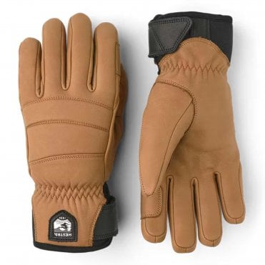 Hestra Fall Line 5-Finger Womens Leather Gloves - Cork