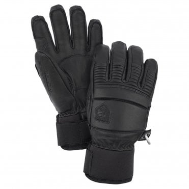 Hestra Fall Line Leather Ski Glove - Black