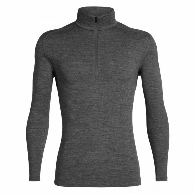 Icebreaker  260 Tech Long Sleeve Half Zip - Gritstone Heather