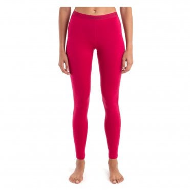 Icebreaker Merino 200 Oasis Womens Leggings - Electron Pink 1