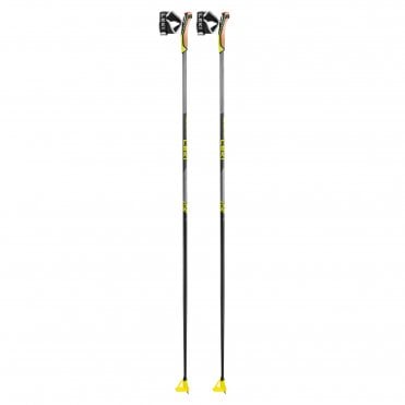 Leki PRC 850 XC Pole - Bright Red/Neon Yellow/Black 1