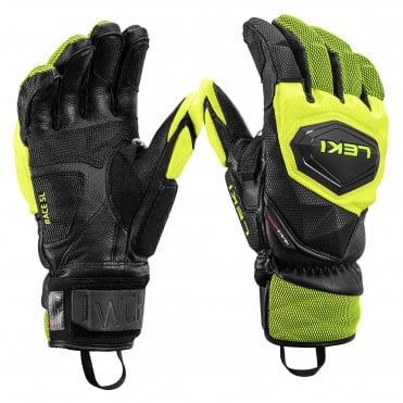Leki WCR Venom SL 3D Gloves - Black-Ice/Lemon