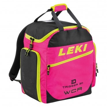 Leki World Cup Race Boot Bag 60L - Neon Pink/Black/Neon Yellow