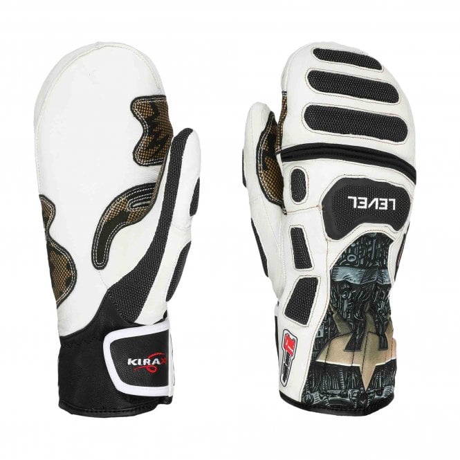 Level  SQ CF Race Mittens - Black/White