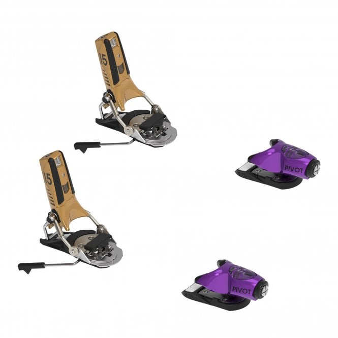 Look  Pivot 2.0 15 GW Ski Bindings - Purple/Gold