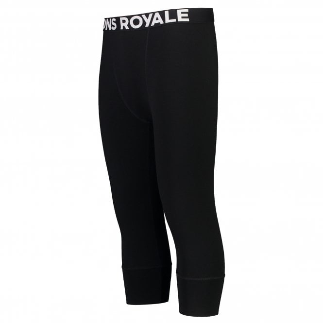 Mons Royale  Cascade Merino Flex 200 3/4 Legging - Black