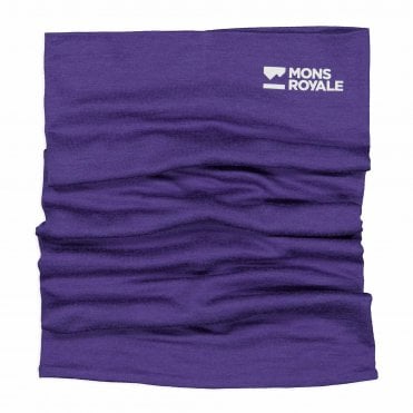 Mons Royale Double Up Merino Neckwarmer - Violet 1