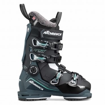 Nordica Sportmachine 3 95 GW Womens Ski Boot 2024 - Black/Green/White 1