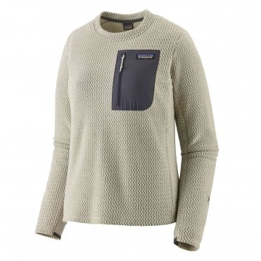 Patagonia R1 Air Womens Crew - Wool White 1