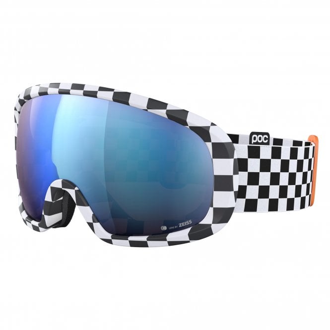 POC  Fovea Mid Race Goggles - Speedy Dolcezza/Partly Sunny Blue