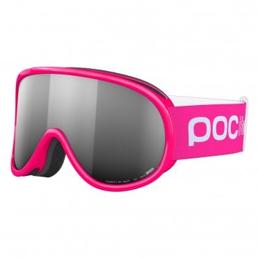POC POCito Retina Junior Goggle - Florescent Pink/Partly Sunny Silver 1