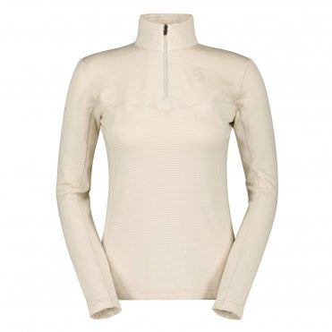 Scott Pullover Defined Light Womens Mid Layer - Dust White 1