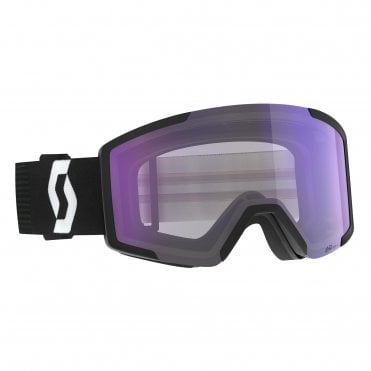 Scott Shield Light Sensitive Goggles - Mineral Black/White LS/Blue Chrome 1