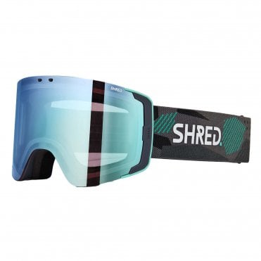 Shred Gratify Goggles - Fog Flash/CBL2.0 Ice/Deep Blue Mirror