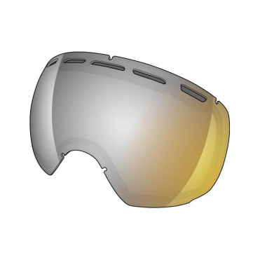 Smartefy Double Goggle Lens - Platinum Reflect Caramel/Silver Mirror Lens