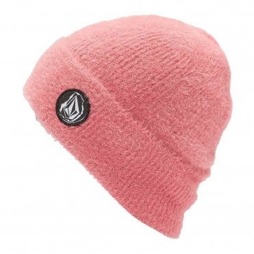 Volcom Fuzz Teddy Beanie - Mesa Rose 1